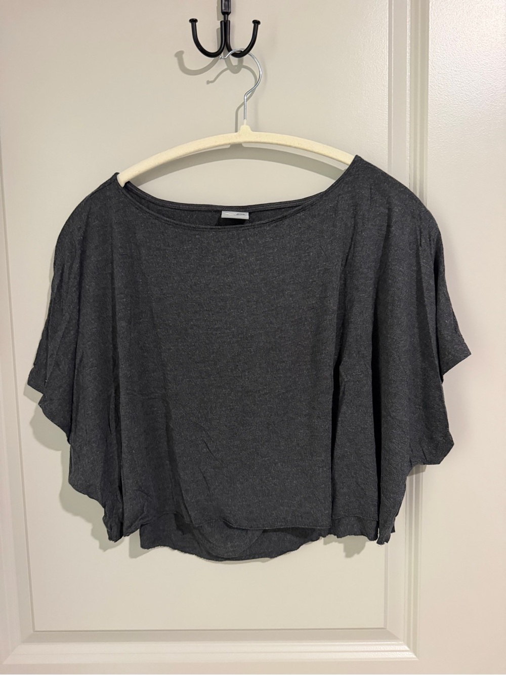 Champion Charcoal Gray Boxy Crop Top